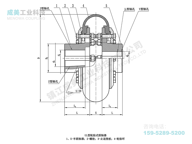 LLA型輪胎聯(lián)軸器