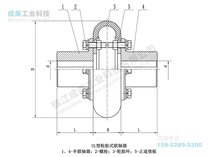 UL型輪胎聯(lián)軸器